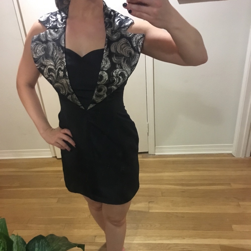 Vintage Collard Mini Dress